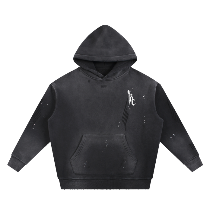 Unisex Vintage Wash Fleece Hoodie