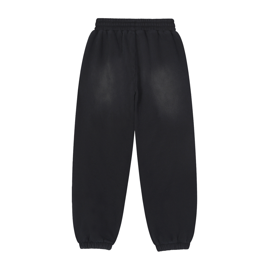 Vintage Washed Frayed Fleece Jogger